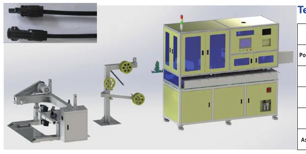 MoB-503 wire cutting stripping crimping and screwing machine for PV junction boxes